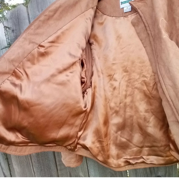 Lake Matley Jacket Mens Size XL Brown Removable Sleeve Light Weight Polyester - Picture 11 of 12